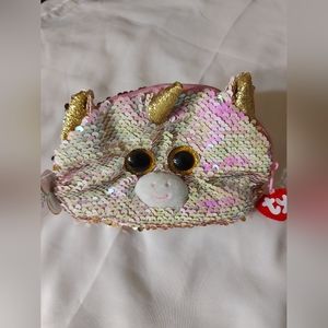NWT ty Fantasia Sequin Accessory bag